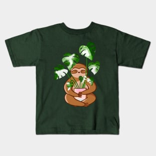 Sloth Plant Therapy Kids T-Shirt